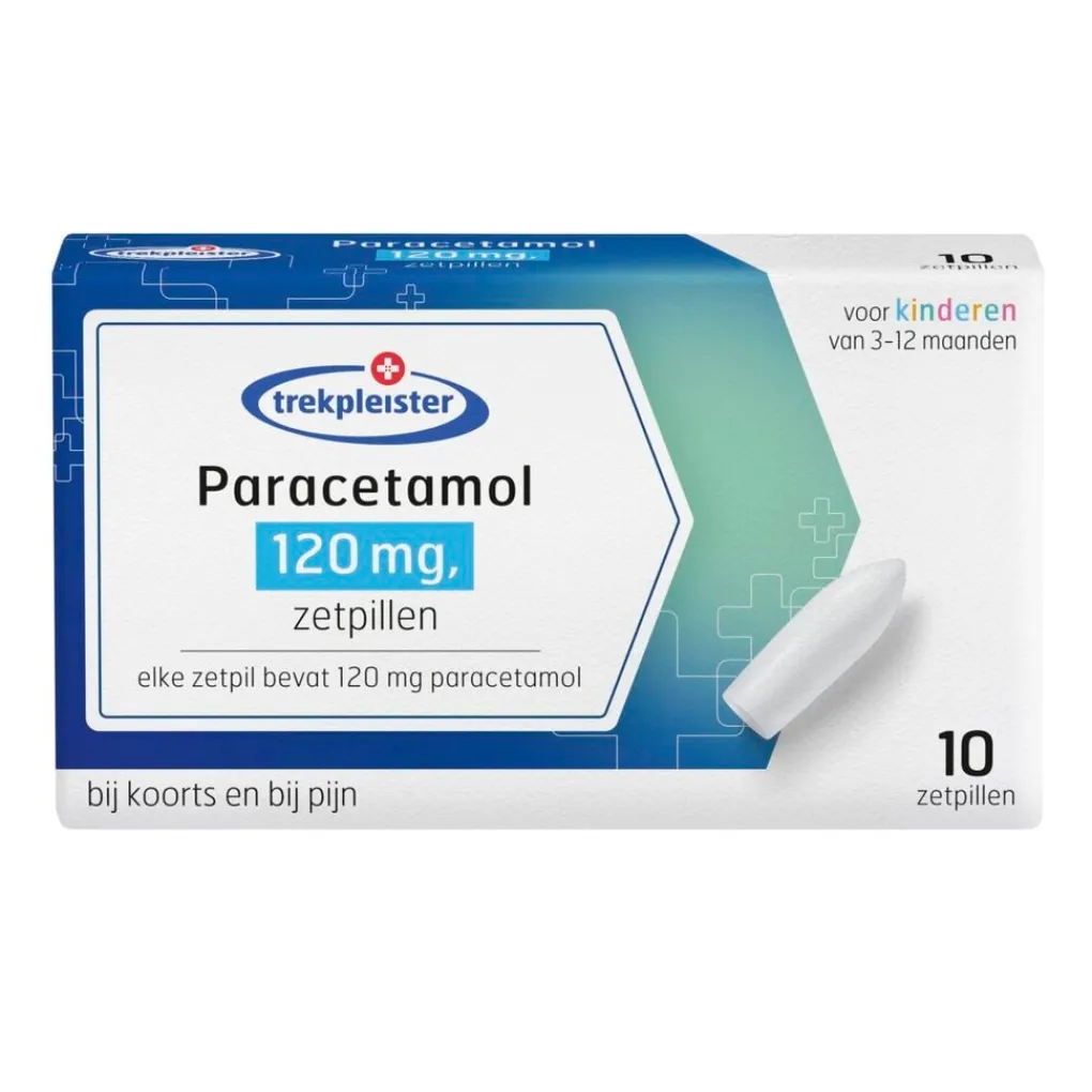 Trekpleister Pijn>Paracetamol 120 Mg Zetpillen