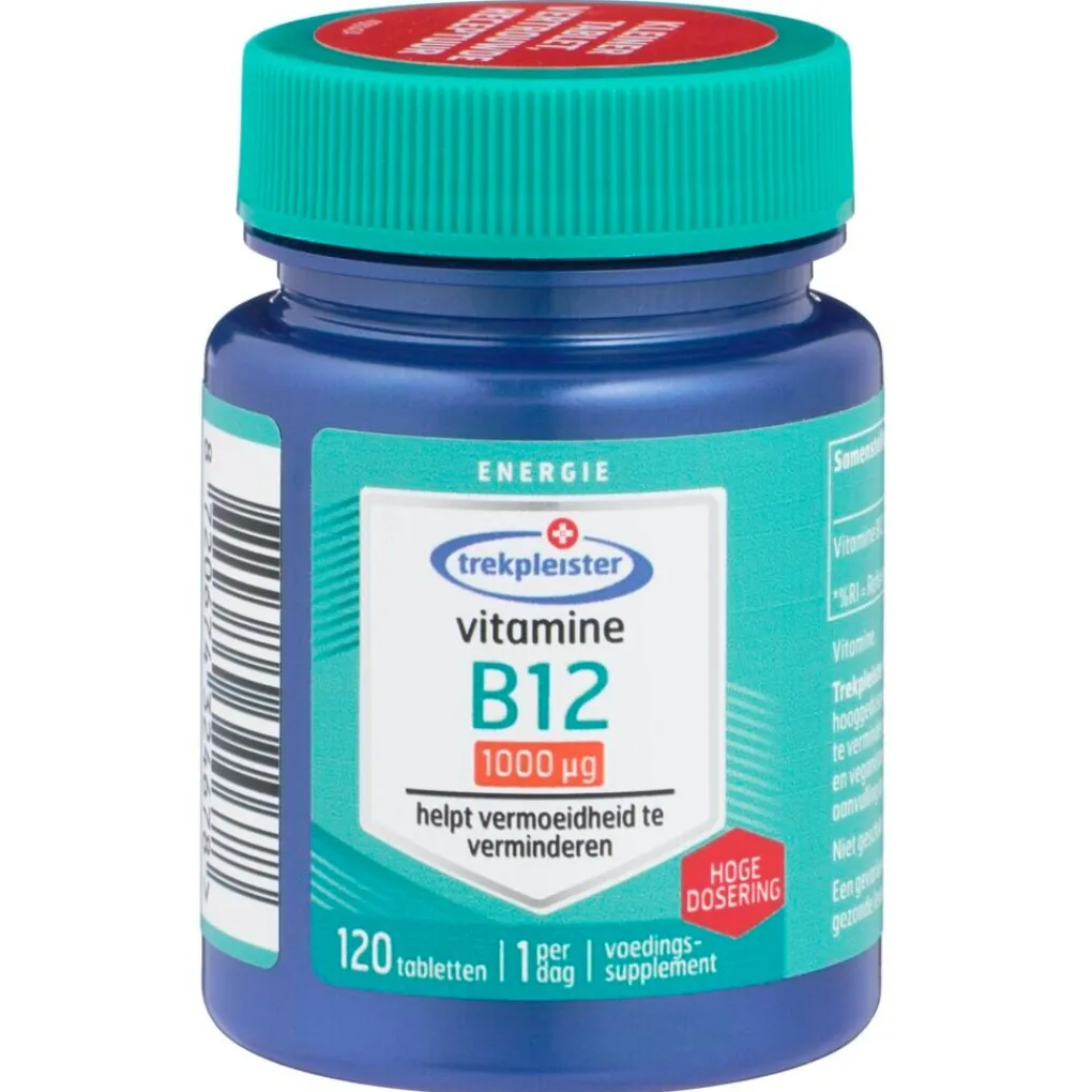 Trekpleister Vitamines>Vitamine B12 1000 ug Tabletten
