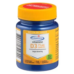 Trekpleister Vitamines>Vitamine D3 75ug Kauwtabletten