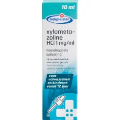 Trekpleister Luchtwegen>Xylometazoline HCl 1 mg/ml Neusdruppels