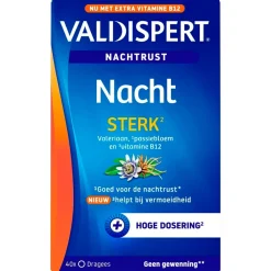 Valdispert Rust En Ontspanning|Natuurlijke Supplementen>Nacht Sterk Dragees