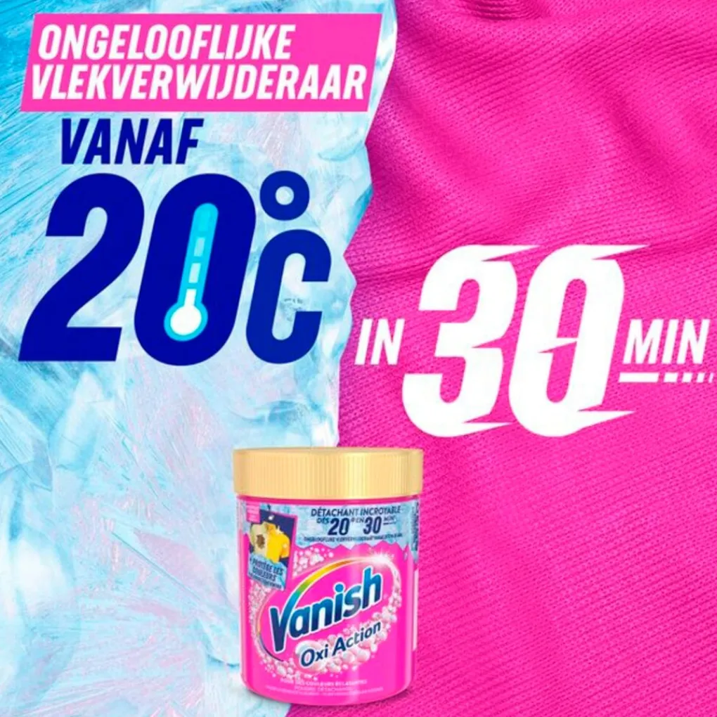 Vanish Vlekverwijderaars>Oxi Action Vlekverwijderaar Poeder