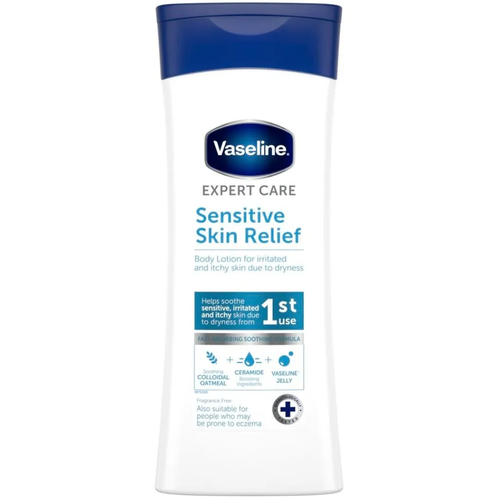 Vaseline Bodylotion>Expert Care Sensitive Skin Relief Bodylotion
