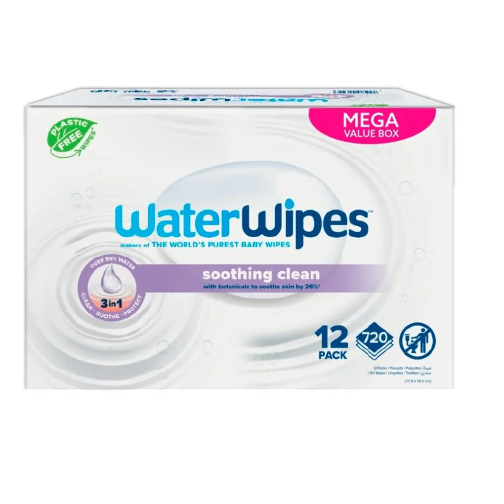 Waterwipes Billendoekjes>Soothing Clean Babydoekjes