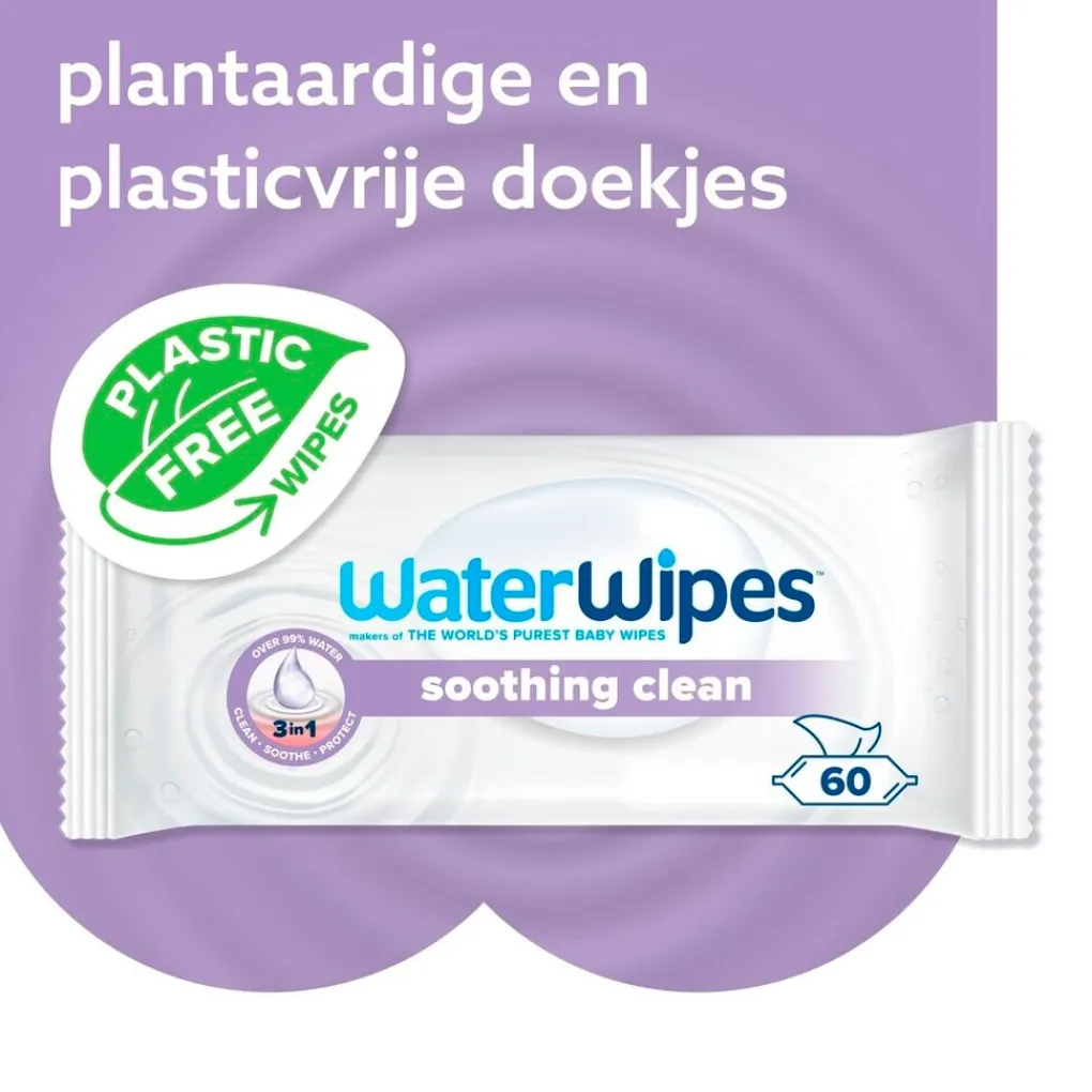 Waterwipes Billendoekjes>Soothing Clean Babydoekjes