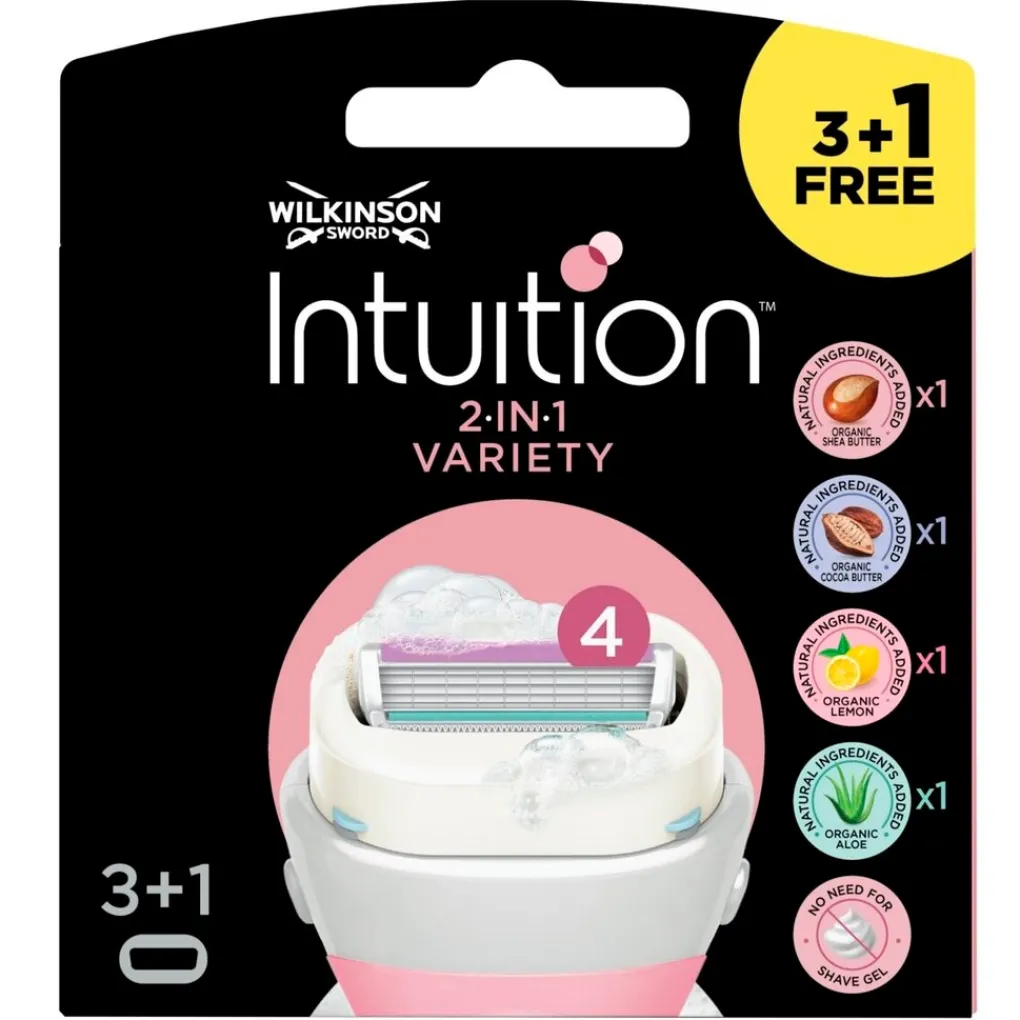 Heren Wilkinson Sword Scheermesjes>Wilkinson Intuition 2-in-1 Variety Navulmesjes