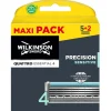 Heren Wilkinson Sword Scheermesjes>Quattro Titanium Sensitive Limited Edition Navulmesjes