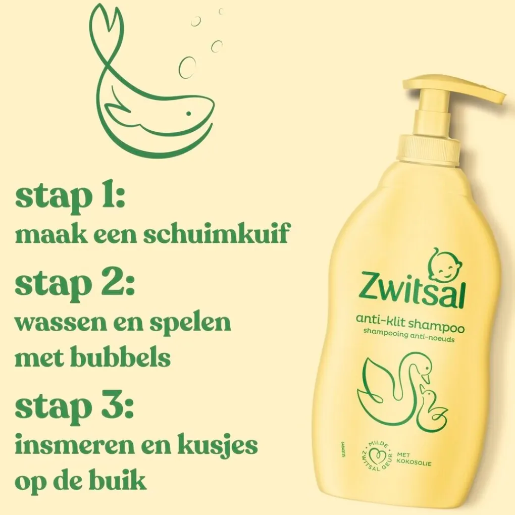 Zwitsal Baby Haarverzorging>Anti‑Klit Shampoo