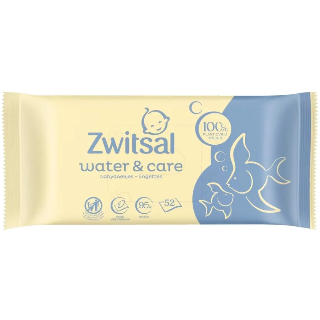 Zwitsal Billendoekjes>Water & Care Babydoekjes