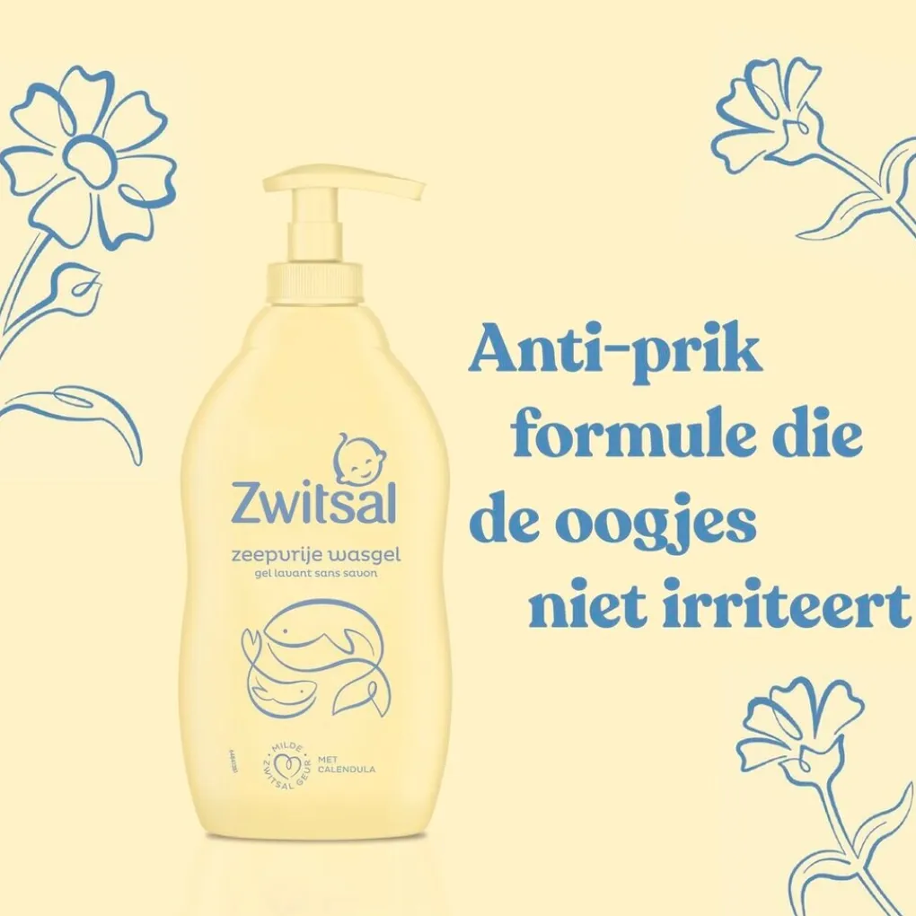Zwitsal Baby Bad- En Doucheverzorging>Zeepvrije Wasgel