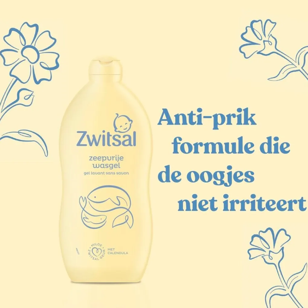 Zwitsal Baby Bad- En Doucheverzorging>Zeepvrije Wasgel
